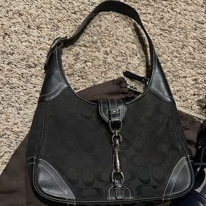 Black coach purse
